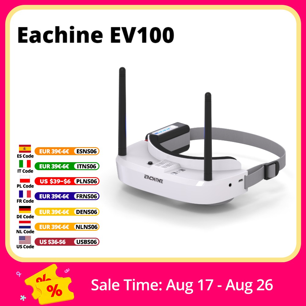 Drone Battery Box - Eachine kacamata FPV EV100, casing baterai