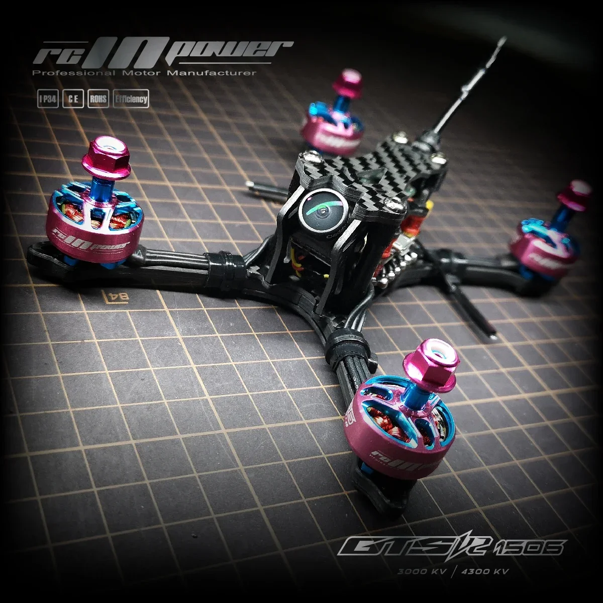 RCINPOWER GTS V2 1506 Motor Ta - Drone Battery 4S ulasan dan harga