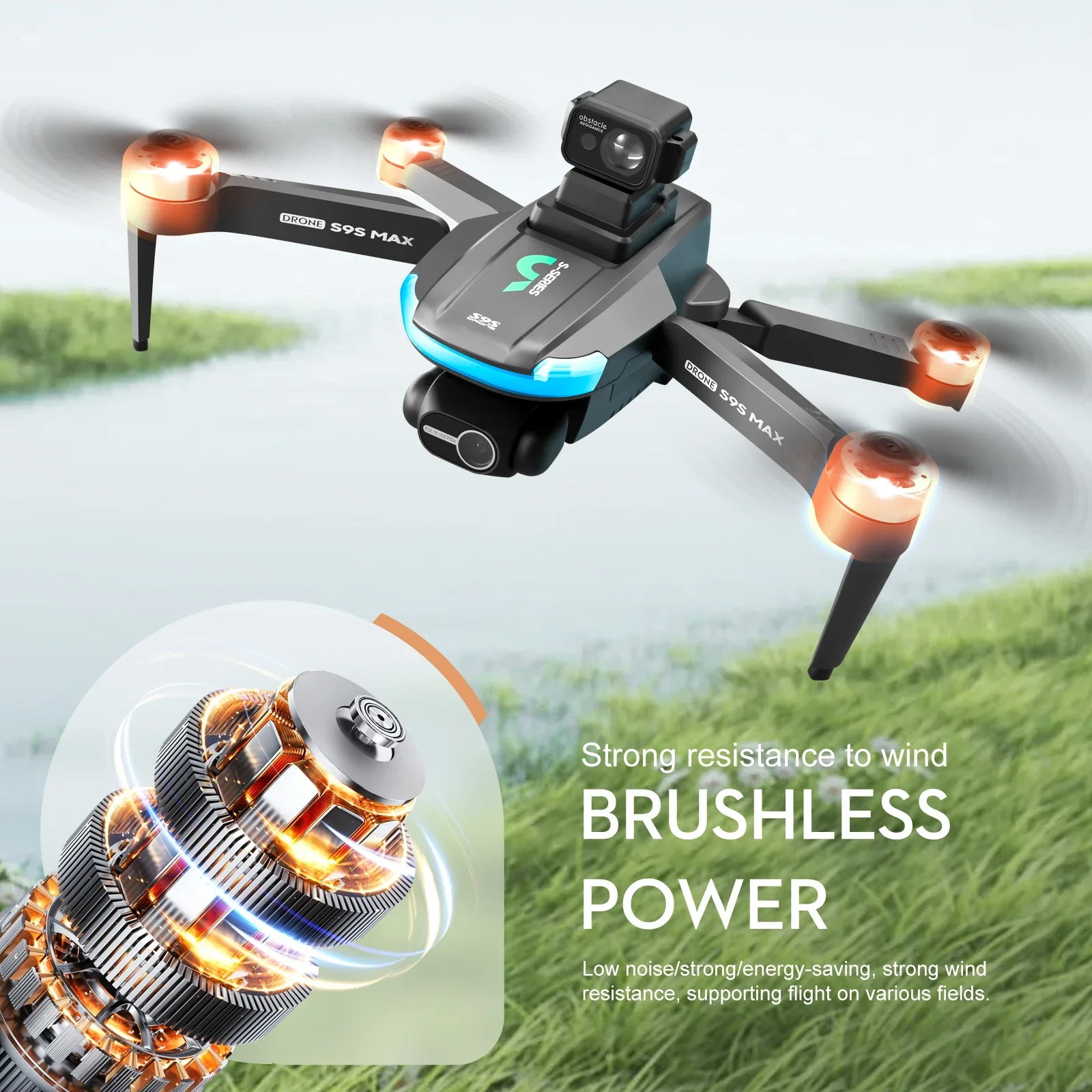 Drone MINI S9S MAX Baru 4K 2 S - Drone Battery Box ulasan dan harga